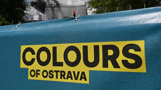 Přípravy na festival Colours of Ostrava