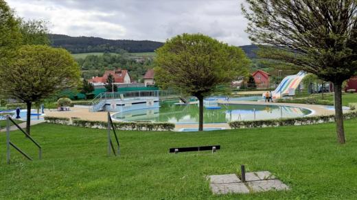 Prachatické koupaliště Hulák před zahájením sezóny