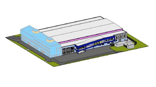 Podoba nového stadionu v Uherském Hradišti (výstavba 2025-26)