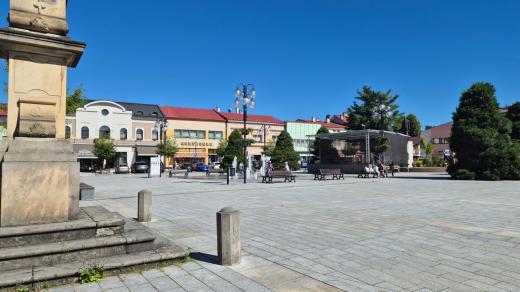 Rožnov pod Radhoštěm, náměstí T. G. Masaryka
