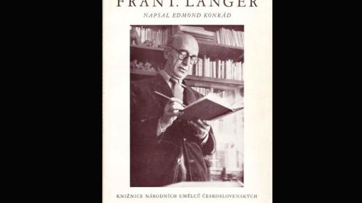 Obálka knihy Edmond Konrád - Národní umělec František Langer, Vydavatelství Ministerstva informací, Praha, 1949