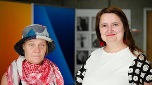 Saša Uhlová a Aneta Ečeková Maršálová (STAN)