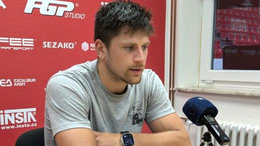 Michal Kunc během rozhovoru