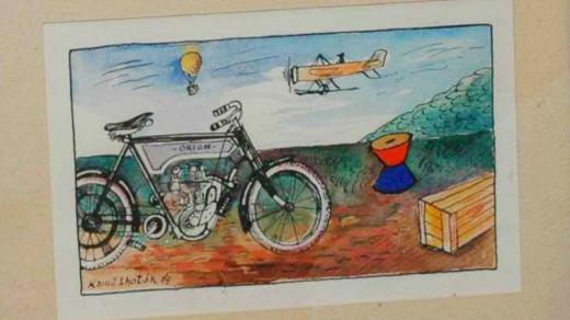 Padělek obrazu Kamila Lhotáka