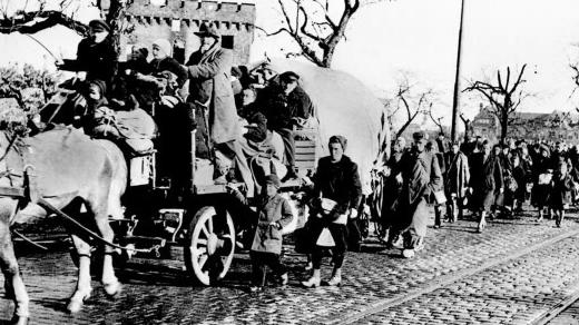 Odsun německého obyvatelstva do Rakouska z Brna 30. až 31. května 1945.