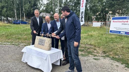 V kladenské nemocnici začala stavba nové kuchyně a jídelny