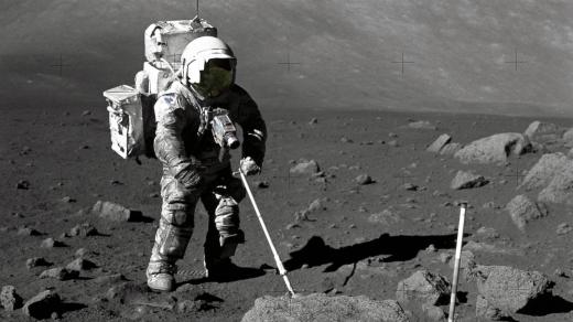 Harrison Schmitt na Měsíci