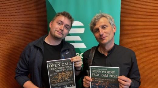 Jakub Škrdla a Jan Fuchs z jihlavského divadla T.E.J.P.