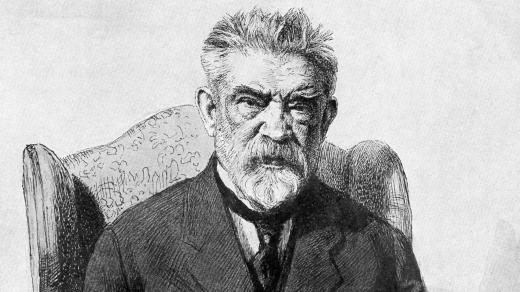 František Křižík. Portrét od malíře Maxe Švabinského (1922)