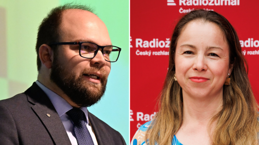 Václav Pláteník (KDU-ČSL) a Michaela Šebelová (STAN)