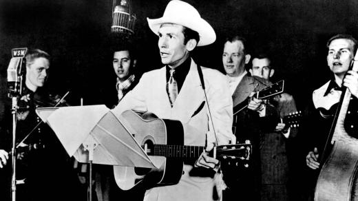 Americký country zpěvák a kytarista Hank Williams (1923-1953)