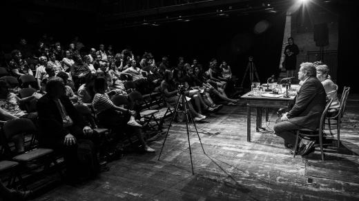 Zahajovací debata na festivalu Měsíc autorského čtení 2019