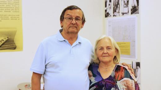 Josef a Jana Vavruškovi, emeritní mistři zvuku Českého rozhlasu Plzeň