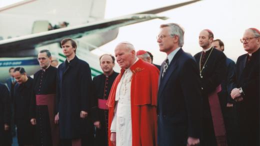 Papež Jan Pavel II. v Ostravě v roce 1995