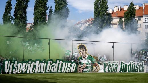 Choreo fanoušků Bohemians