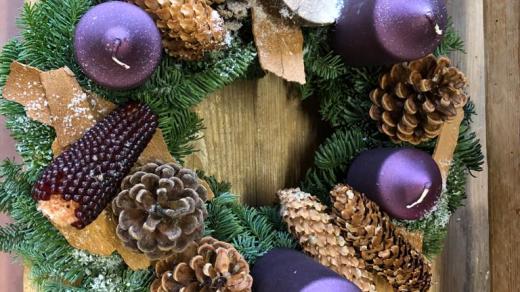 Výroba adventního věnce