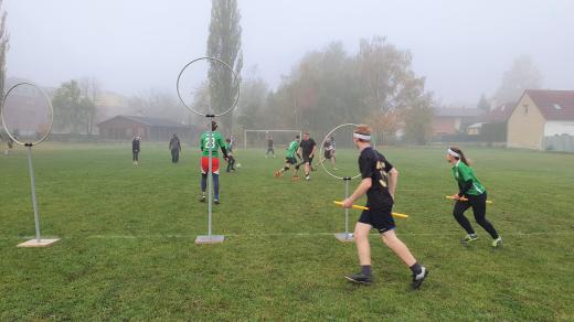 Mistrovství republiky ve famfrpálu se konalo v areálu Jihočeské univerzity v Českých Budějovicích