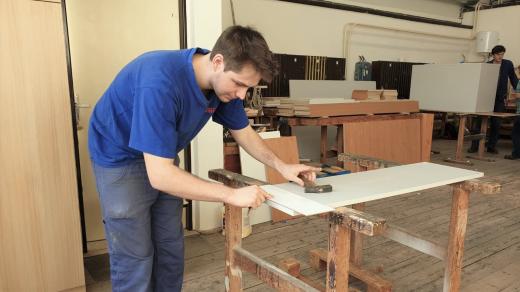 Učni oboru truhlář na Středním odborném učilišti v Lišově