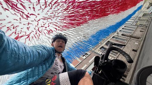 Z cesty Dana Polmana na Tour de France Ultra