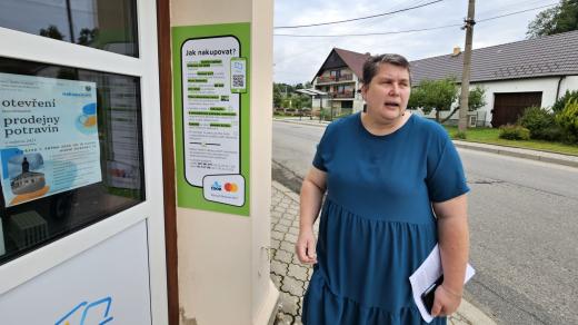 Obchod v Horních Dubenkách na Jihlavsku