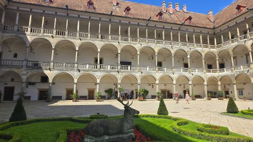 Zámek Opočno se může pochlubit arkádovým půvabem italské renesance