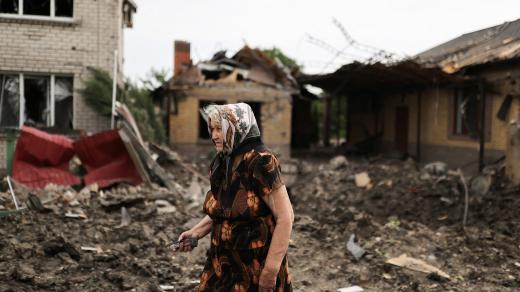 Luiza (74), obyvatelka Kramatorsku