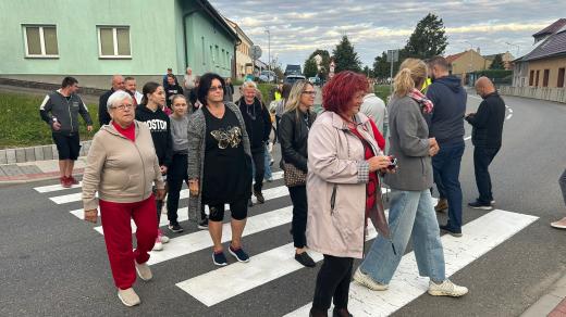 Protest v Martinicích