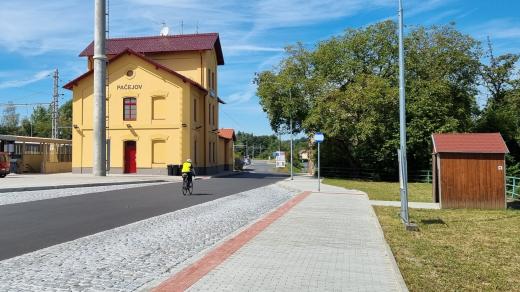 Nádraží v Pačejově nedaleko Horažďovic