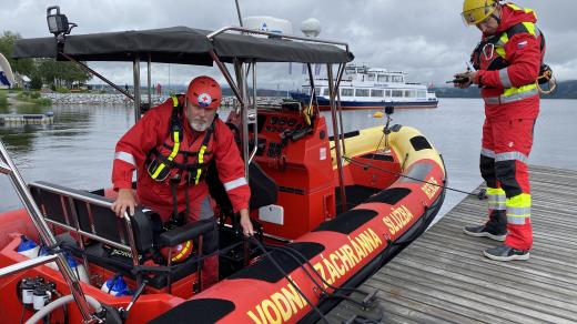 Vodní záchranná služba na Lipně
