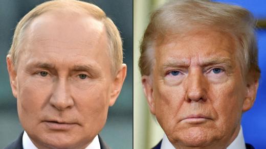 Vladimir Putin a Donald Trump