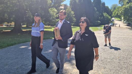 Vltavská štafeta na zámku Orlík nad Vltavou