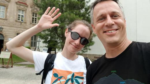 Eliška Křenková a Pavel Sladký