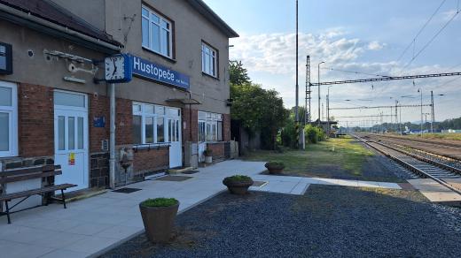 Nádraží v Hustopečích nad Bečvou