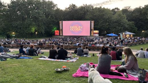 Letní kino ve čtvrti Friedrichhain patří k největším a nejoblíbenějším v Berlíně