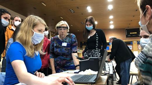 Největší přebírací místo v České republice ve Sportovní hale v Českých Budějovicích.