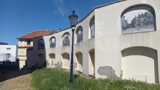 Kroměříž, zbytky tzv. separační zdi