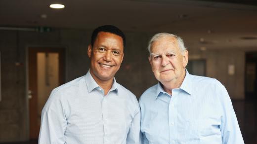 Zeray Alemseged a Donald Johanson, paleoantropologové