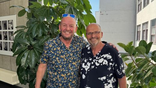 Moderátor Pavel Nečas a kuchař Zdeněk Pohlreich