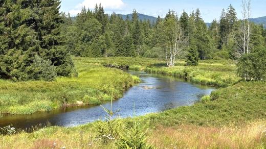 Vyhledávaná místa Šumavy