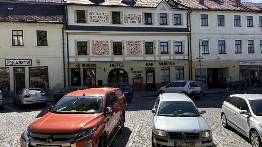 Sgrafita v Novém Městě na Moravě