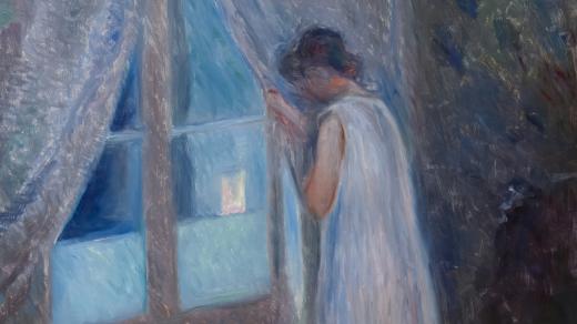 Edvard Munch: Dívka u okna