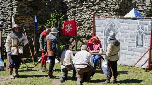 Šermířská skupina Tartus na Bezdězu