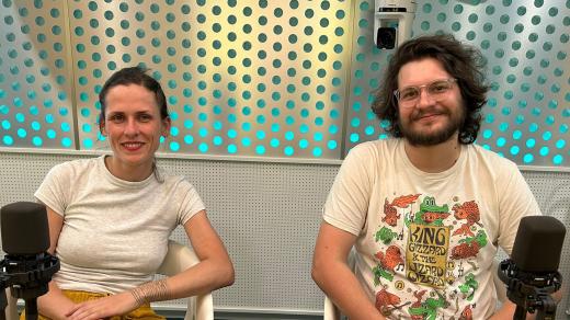 Tereza Havlová a Adam Páník z divadelního souboru Musaši