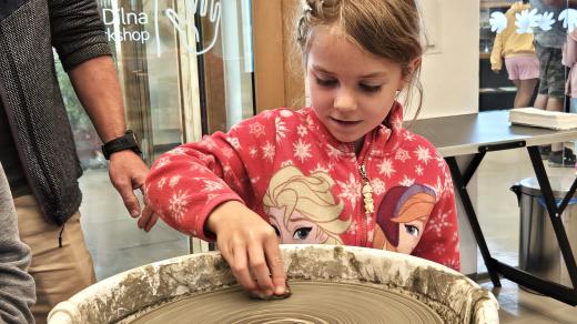 Zaujetí v kamenářské dílně