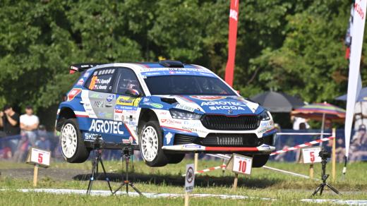 Jan Kopecký v rámci zlínské Barum Czech Rally