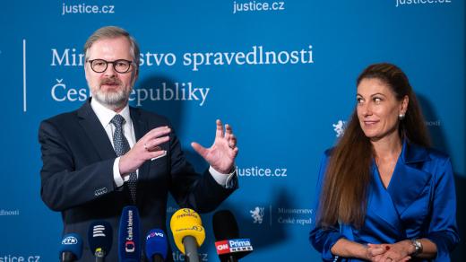 Premiér Petr Fiala (ODS) uvedl poslankyni a místopředsedkyni ODS Evu Decroix do funkce ministryně spravedlnosti