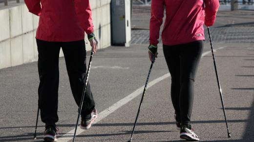 nordic walking, chůze, sport