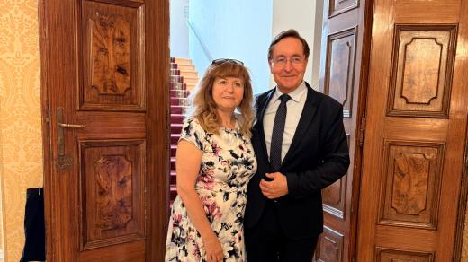 Věra Adámková a Petr Arenberger