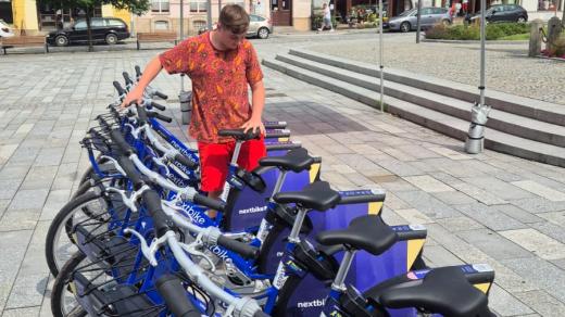 Sdílená kola ve Valašském Meziřící, společnost nextbike Czech Republic