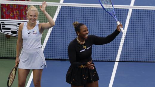 Kateřina Siniaková a Taylor Townsendová